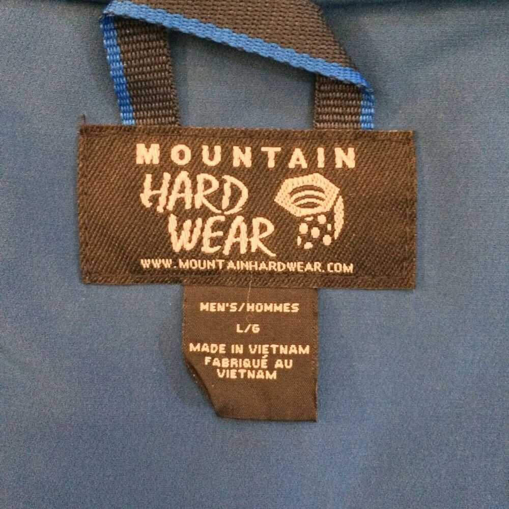 Mountain Hardwear softshell jacket men’s large blue - Picture 10 of 11